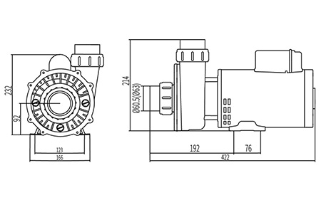 Bomba para hidromasaje, DXD-30A