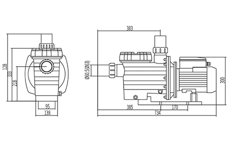 Bomba para piscina DXD-320ZM