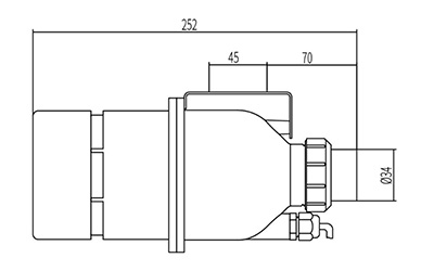 Soplador de aire para bañera con hidromasaje DXD-6B